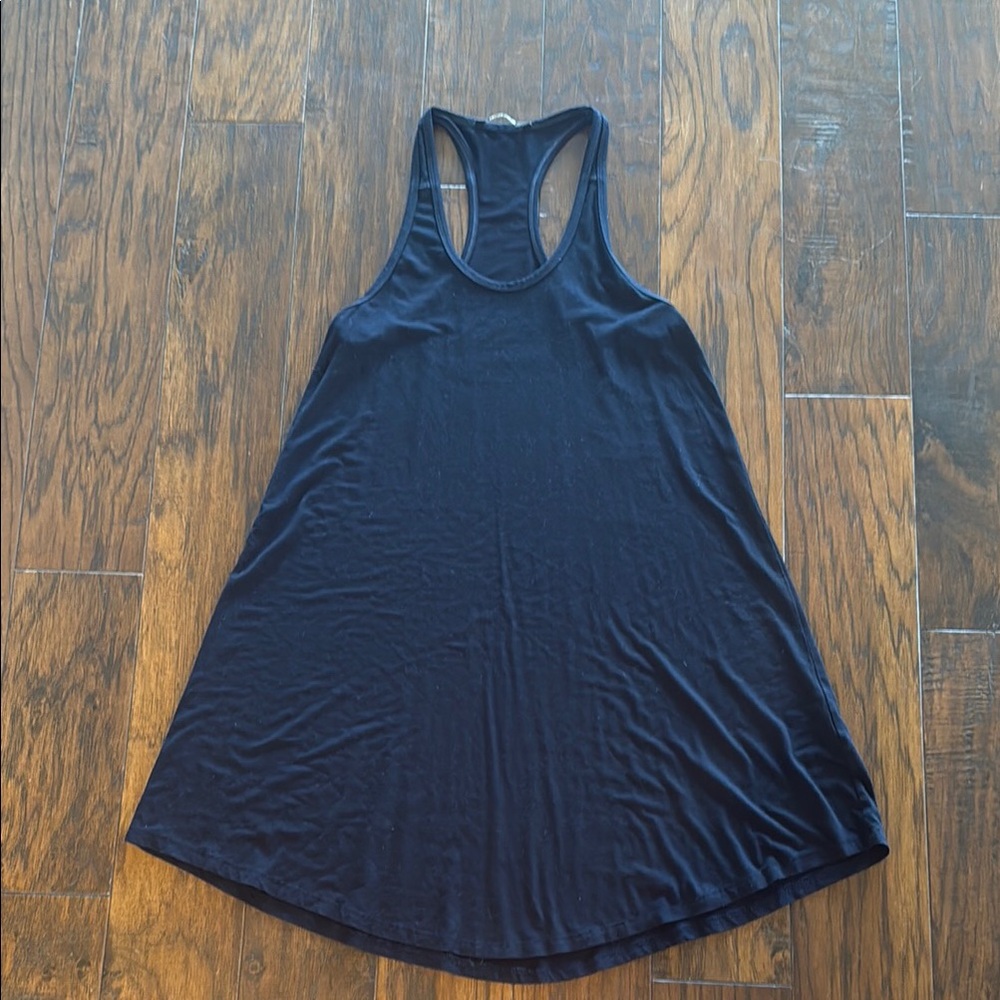 Blue Mini Tank Dress with Sleeveless Design